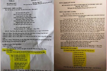 Nghi vấn đề Văn tuyển sinh lớp 10 “trùng” đề Văn lớp 9: Sở GD&ĐT Nghệ An lên tiếng
