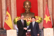 Chủ tịch nước, Chủ tịch Quốc hội tiếp Thủ tướng Tây Ban Nha