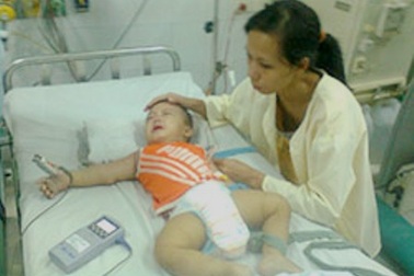 Rắn lục bò vào giường ngủ cắn bé trai nguy kịch   