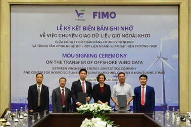 VinEnergo và Fimo ký kết hợp tác chuyển giao dữ liệu đo gió ở Việt Nam