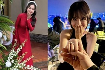 Ca sĩ Thái Trinh bí mật tổ chức đám hỏi với bạn trai doanh nhân giấu mặt