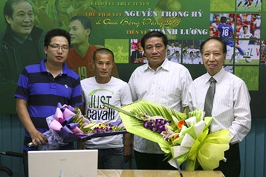 Giao lưu trực tuyến cùng Chủ tịch VFF Nguyễn Trọng Hỷ và Quả bóng vàng Thành Lương
