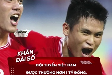 Đội tuyển Việt Nam được thưởng hơn 1 tỷ đồng, lên đường đi Iraq lúc 3h sáng