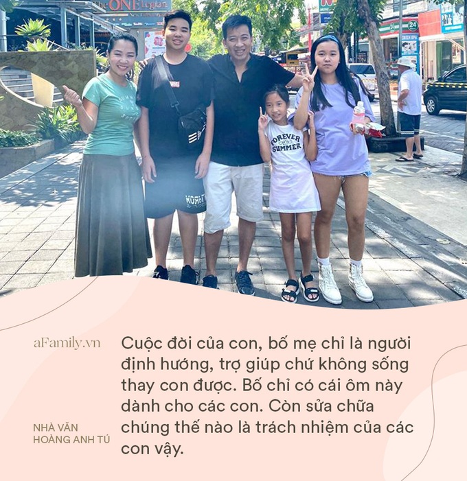 Nhà văn Hoàng Anh Tú: "Tôi luôn nói với con, đàn ông mà vô trách nhiệm thì gã đàn ông đó mãi chỉ là một đứa trẻ lớn xác" - Ảnh 4. Nhà văn Hoàng Anh Tú: "Tôi luôn nói với con, đàn ông mà vô trách nhiệm thì gã đàn ông đó mãi chỉ là một đứa trẻ lớn xác" - Ảnh 4.