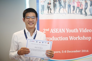 Nam sinh Việt đoạt giải Nhất cuộc thi làm phim trẻ ASEAN