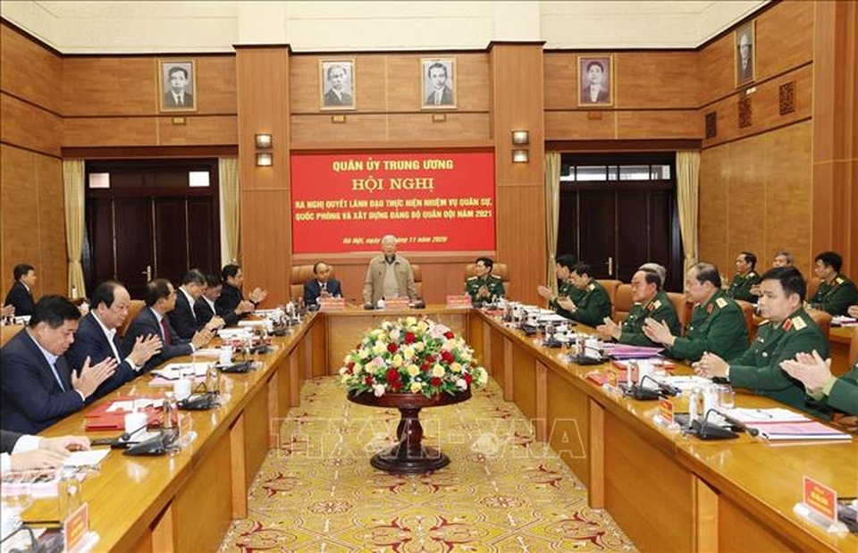 Tổng Bí thư, Chủ tịch nước chủ trì Hội nghị của Quân ủy Trung ương - 2 Tổng Bí thư, Chủ tịch nước chủ trì Hội nghị của Quân ủy Trung ương - 2