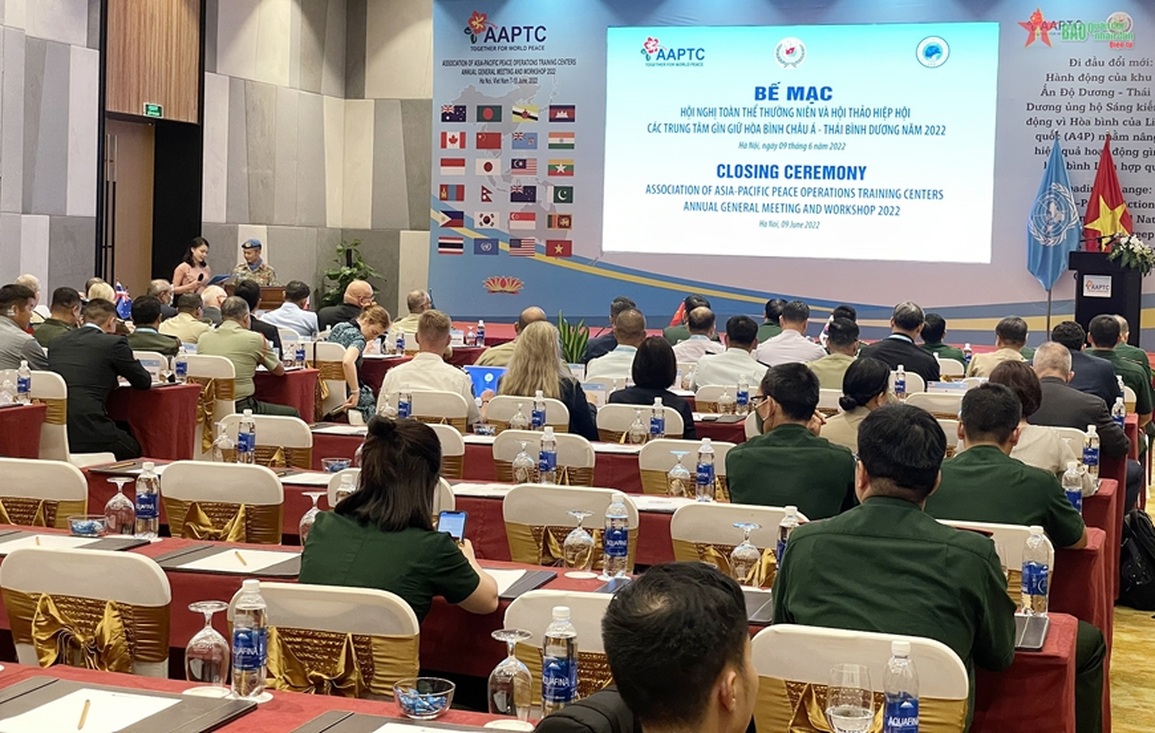 Bế mạc Hội thảo Hiệp hội các Trung tâm Gìn giữ hòa bình Châu Á-TBD - 1