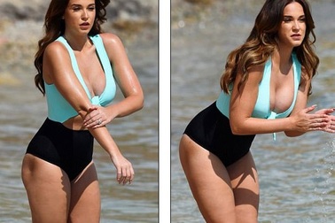 Vicky Pattison cuốn hút trên bãi biển