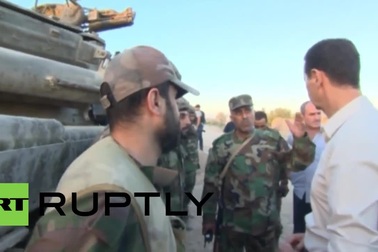 Tổng thống Syria đích thân lái xe vào "địa ngục" Ghouta