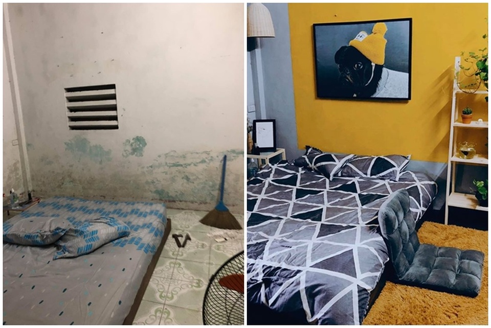 Với 8 triệu đồng, 9x ở Quảng Nam làm nên điều bất ngờ cho căn phòng cũ - 8 Với 8 triệu đồng, 9x ở Quảng Nam làm nên điều bất ngờ cho căn phòng cũ - 8