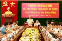 Hải Phòng, Hải Dương thống nhất nhân sự sau hợp nhất