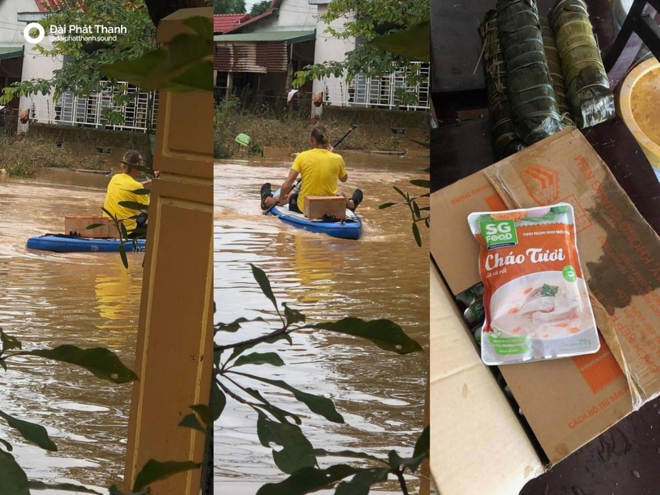 Nước sạch và thực phẩm cho vùng lũ, cần suy nghĩ thêm cho người nhận tiếp tế - 1 Nước sạch và thực phẩm cho vùng lũ, cần suy nghĩ thêm cho người nhận tiếp tế - 1