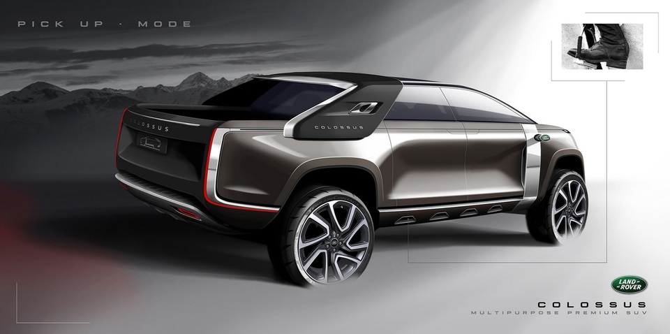 Land Rover Colossus - Sự kết hợp hoàn hảo giữa SUV và bán tải - 9 Land Rover Colossus - Sự kết hợp hoàn hảo giữa SUV và bán tải - 9