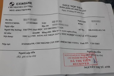 Muốn dự lễ, nhận bằng tốt nghiệp, sinh viên phải đóng hơn 400 ngàn