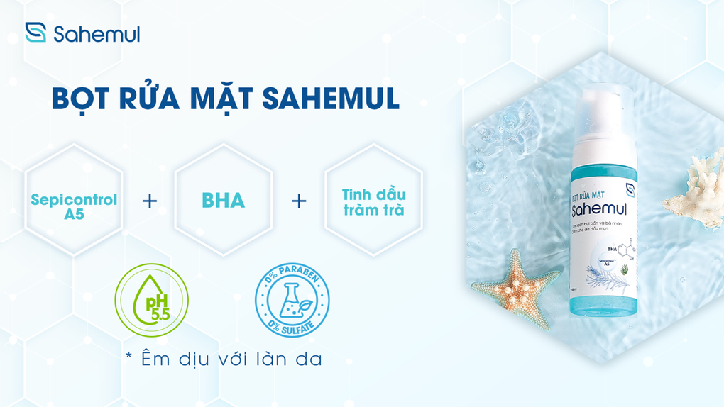 Sahemul ra mắt bộ 3 sản phẩm hỗ trợ làm sạch da, ngăn ngừa mụn - 3 Sahemul ra mắt bộ 3 sản phẩm hỗ trợ làm sạch da, ngăn ngừa mụn - 3