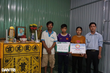 Chị em nghèo được giúp gần 140 triệu đồng để thoát nguy cơ thất học