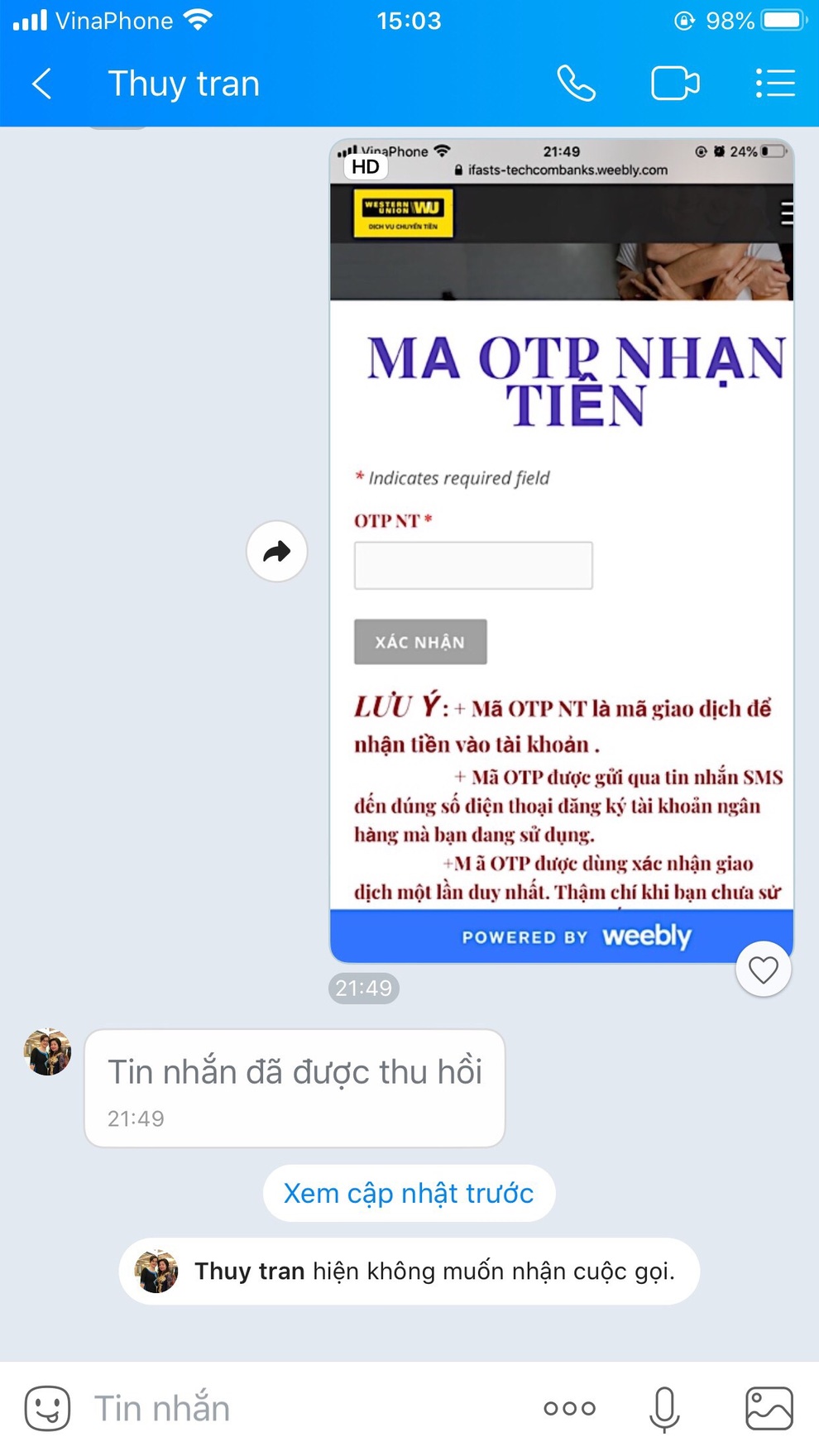 Chồng bán cá khô nhờ vợ nhận tiền, bị lừa mất 180 triệu đồng - 2 Chồng bán cá khô nhờ vợ nhận tiền, bị lừa mất 180 triệu đồng - 2