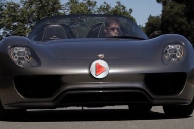 Porsche 918 Spyder Concept lăn bánh