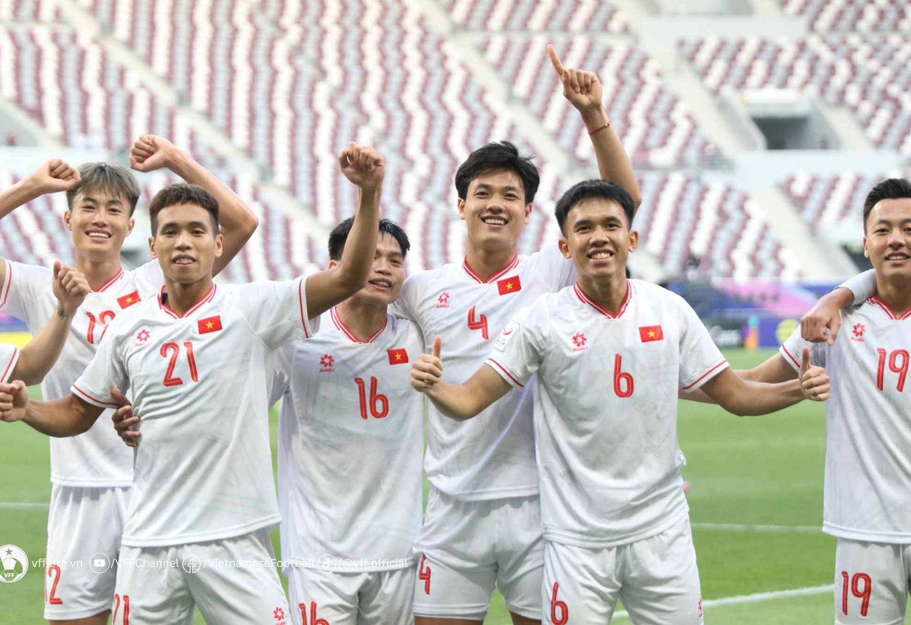 U23 Việt Nam tràn đầy tự tin sau hai chiến thắng liên tiếp (Ảnh: VFF).