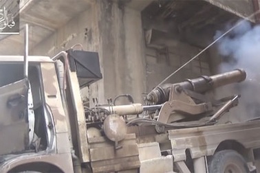 Súng thần công tự hành xuất hiện trên chiến trường Syria