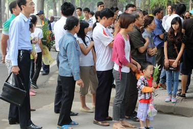 Nhà riêng Đại tướng mở cửa đón nhân dân tới tiễn biệt