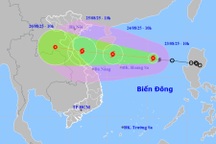 Bão số 5 tăng cấp, có thể giật cấp 15 khi đi vào đất liền nước ta