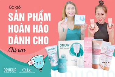 Chăm sóc cơ thể với cốc nguyệt san BeUcup và kem tẩy lông Ollie