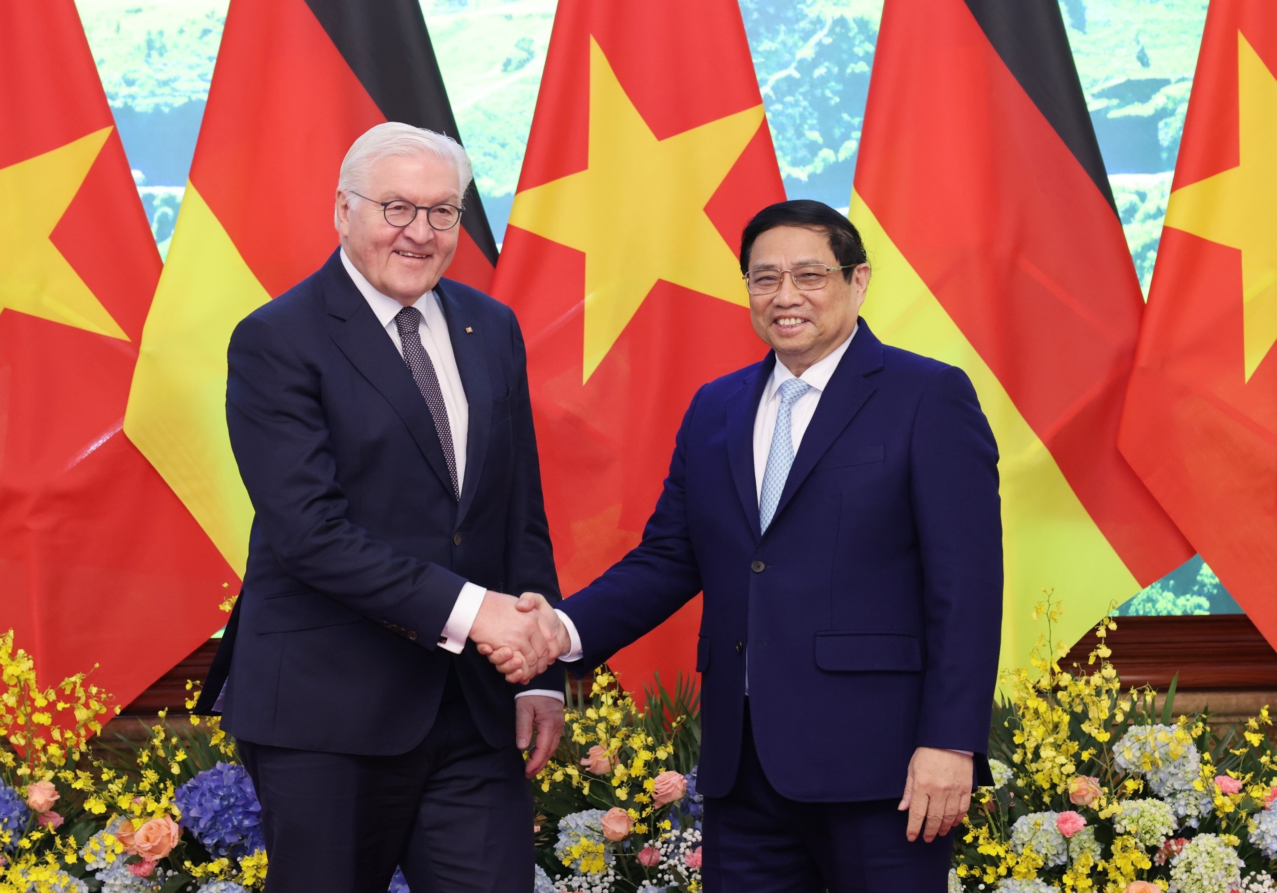Thủ tướng Phạm Minh Chính hội kiến Tổng thống Đức - 1