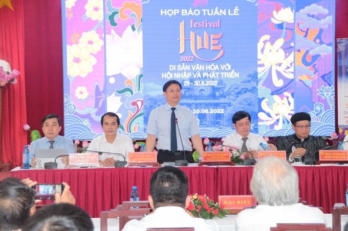 Họp báo tuần lễ Festival Huế 2022