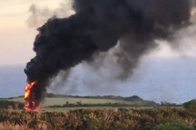 Trực thăng quân sự Mỹ bốc cháy “ngùn ngụt” ở Nhật Bản