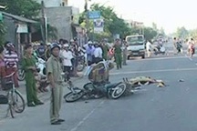 Hai mẹ con thương vong trên đường đi thi ĐH