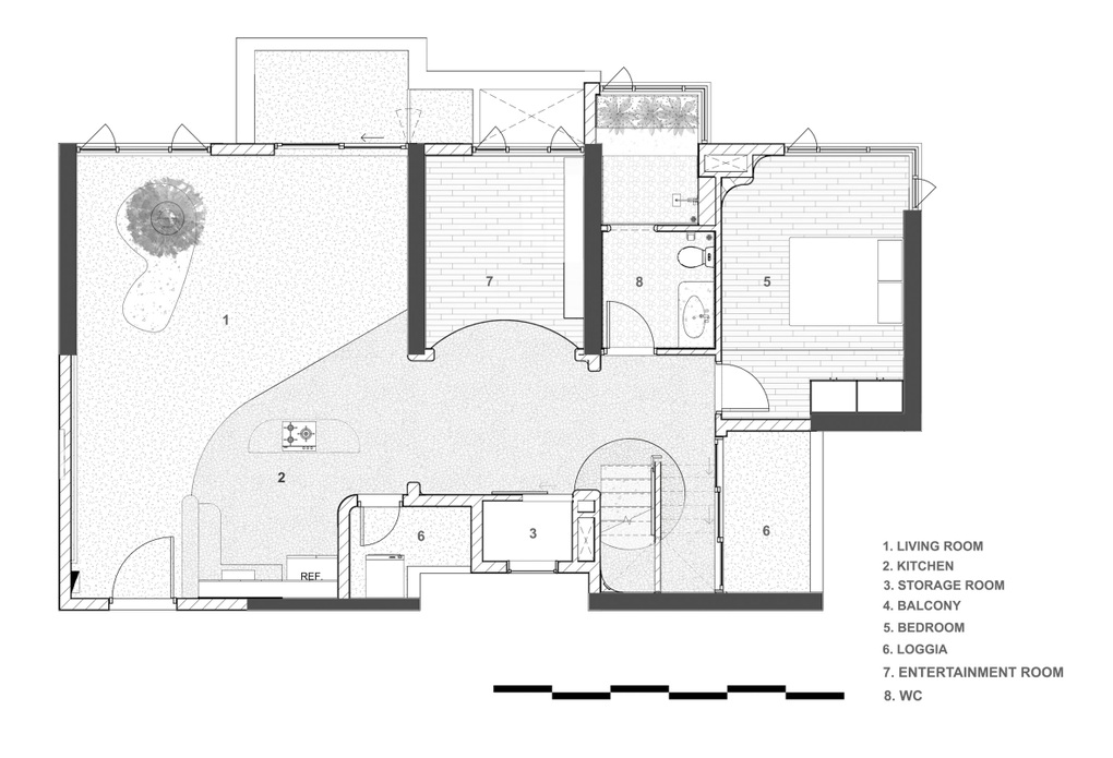 Căn hộ duplex độc đáo tại TPHCM với thiết kế hình khối và ốp đá mài kiểu Mỹ - 4 Căn hộ duplex độc đáo tại TPHCM với thiết kế hình khối và ốp đá mài kiểu Mỹ - 4