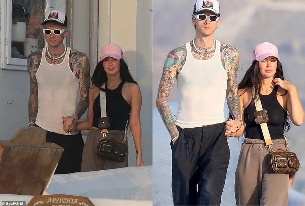 Megan Fox tình tứ hôn bồ trẻ trong kỳ nghỉ tại Hy Lạp - 1 Megan Fox tình tứ hôn bồ trẻ trong kỳ nghỉ tại Hy Lạp - 1