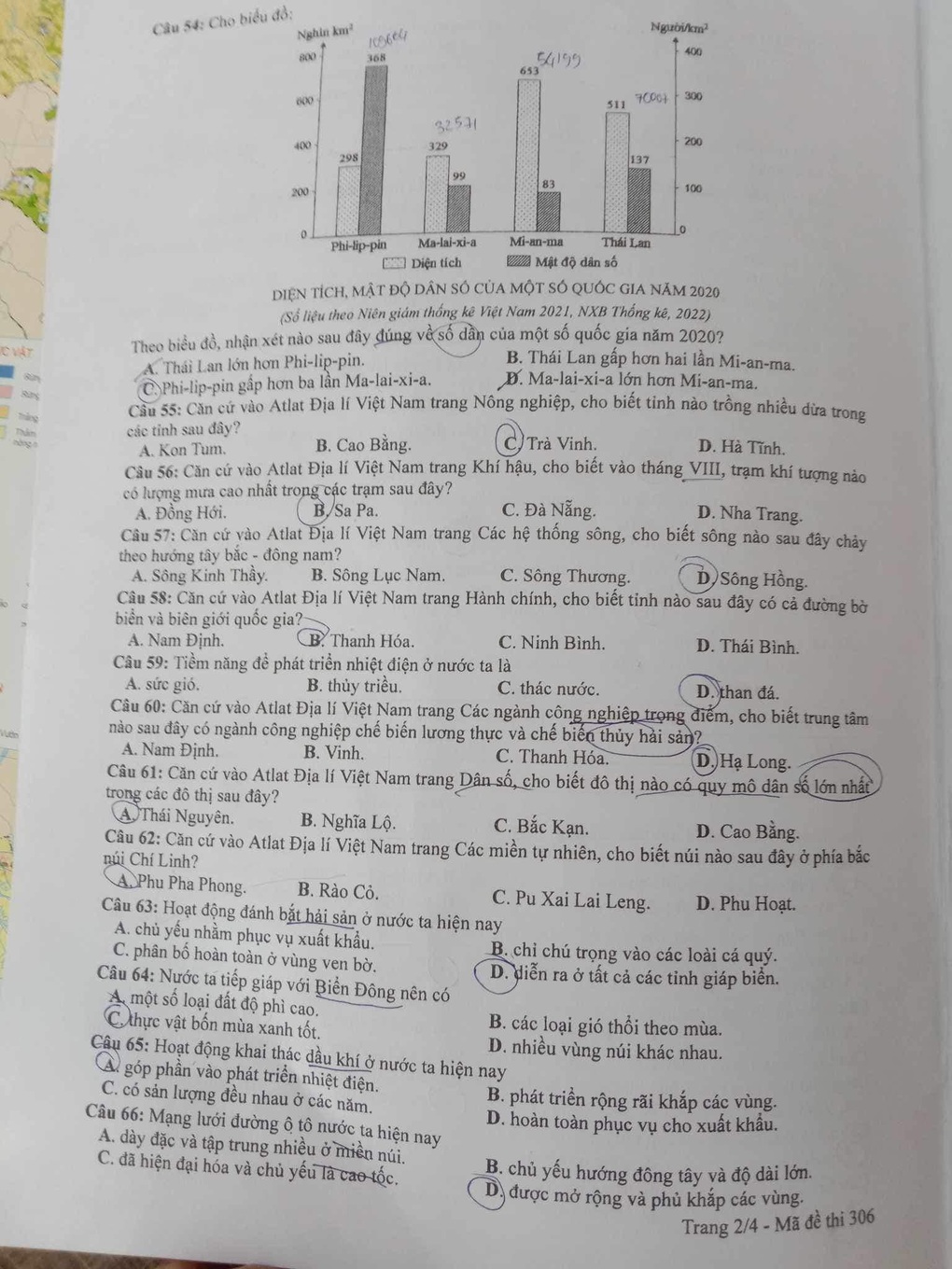 Thí sinh, giáo viên ngỡ ngàng với đề địa lý: Chưa từng học, chưa từng dạy! - 2 Thí sinh, giáo viên ngỡ ngàng với đề địa lý: Chưa từng học, chưa từng dạy! - 2