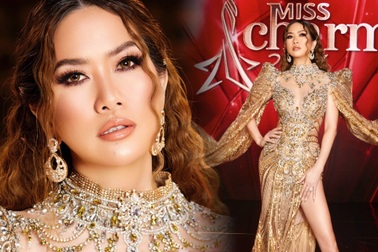 Nữ giám khảo thay 2 chiếc váy gần 1 tỷ đồng gây chú ý tại Miss Charm 2023