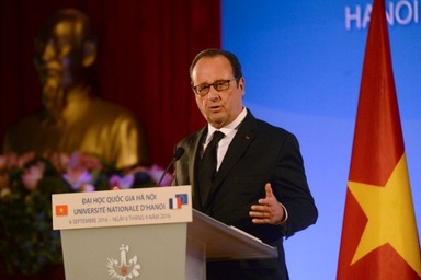 18 giờ bận rộn của Tổng thống Pháp Hollande tại Hà Nội