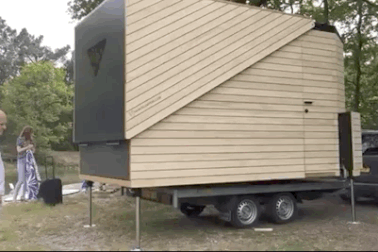 Khám phá ngôi nhà di động Haaks Opperland trên lưng xe tải