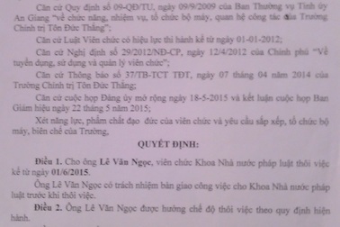 Vụ giảng viên tố giác sai phạm bị mất việc, khai trừ Đảng: Vừa được khôi phục Đảng đã nhận quyết định nghỉ việc!