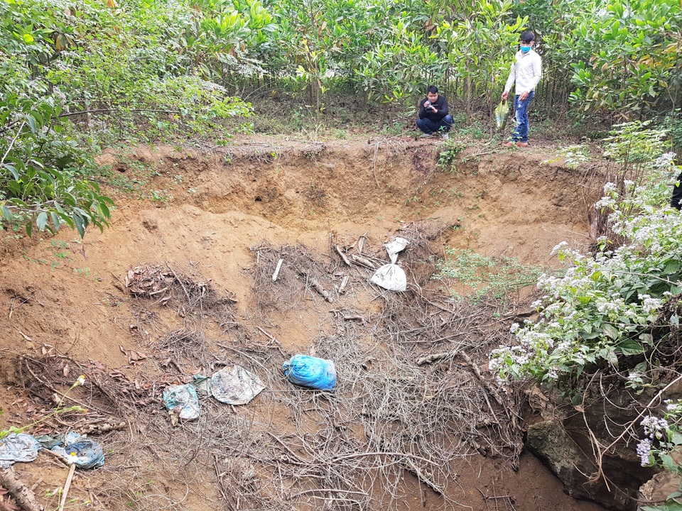 Nhiều hố tử thần kỳ lạ xuất hiện trên đồi keo - 2 Nhiều hố tử thần kỳ lạ xuất hiện trên đồi keo - 2