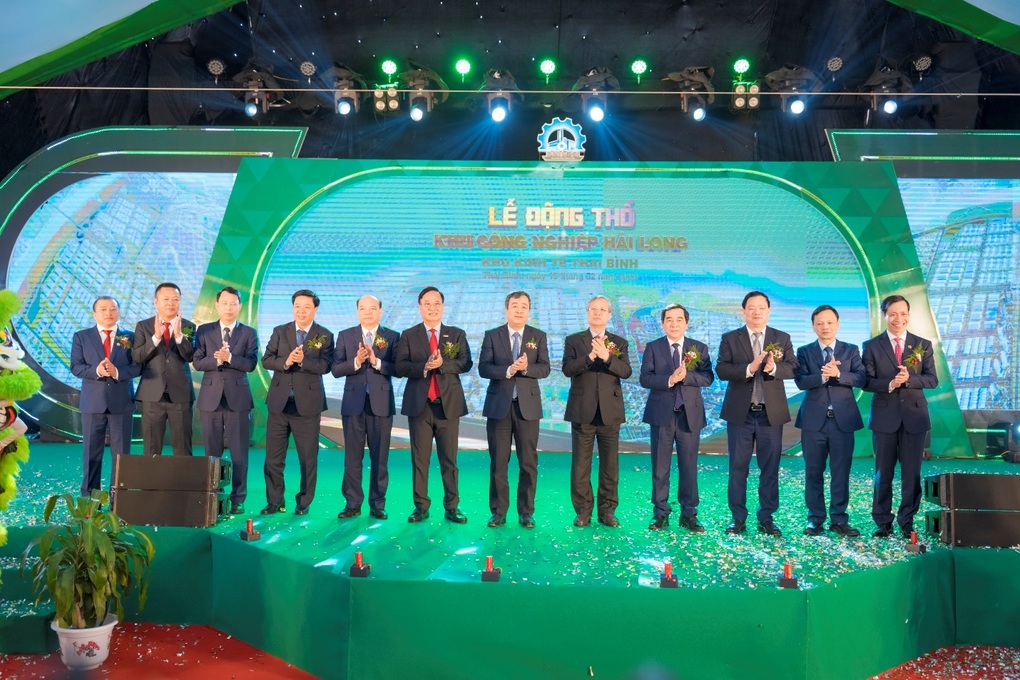 Động thổ Khu công nghiệp Hải Long, Thái Bình - 1 Động thổ Khu công nghiệp Hải Long, Thái Bình - 1