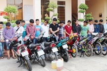 Ngăn chặn kịp thời hàng chục quái xế chuẩn bị đua xe trái phép