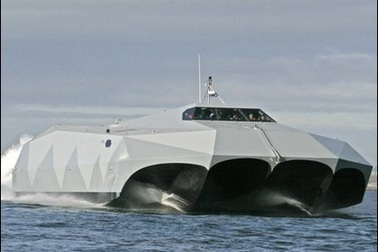 Chiêm ngưỡng tàu chiến “hình dơi” mới của quân đội Mỹ