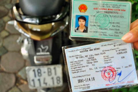 Phạt tới 400.000 đồng nếu không sang tên đối với môtô, xe máy