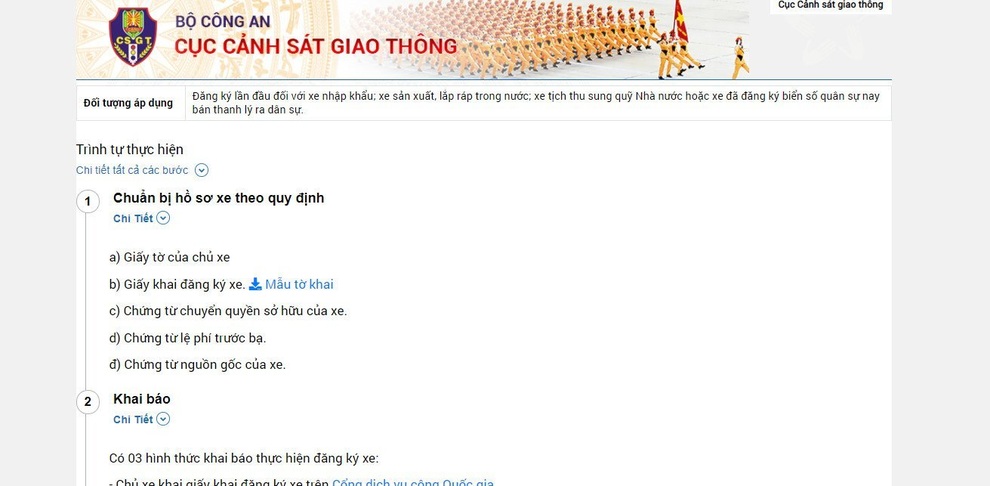Thêm hình thức đăng ký, khai báo xe online - 3 Thêm hình thức đăng ký, khai báo xe online - 3