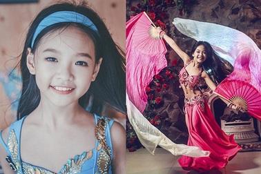 Vũ khúc bellydance quyến rũ của cô bé 11 tuổi Hà thành
