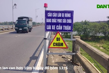 Cầu Câu Lâu cũ xuống cấp nặng