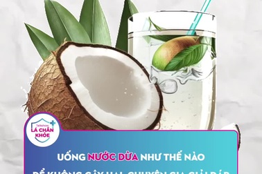 Uống nước dừa như thế nào để không gây hại?
