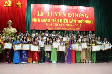 Nghệ An vinh danh 36 nhà giáo tiêu biểu