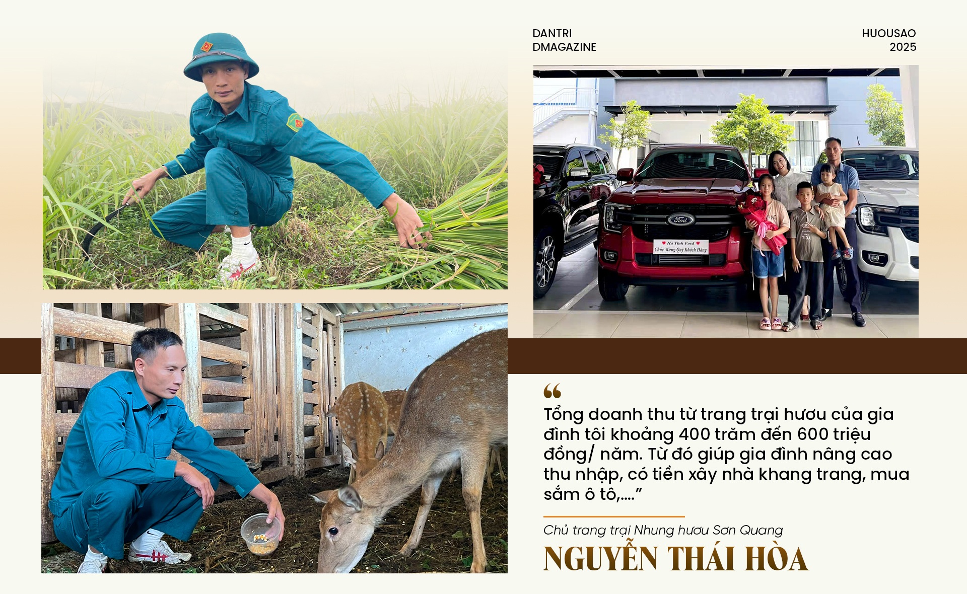 Làm giàu từ mô hình nuôi hươu sao - 9