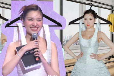 Chiếc váy "bay lên trời" độc lạ của MC Thanh Thanh Huyền